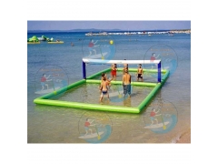 Custom Floating Water Goal Volleyball Court Inflatables, Inflatable Landing Pads and More on Sale