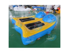 Hot Selling Inflatable Water Polo Goal, Airstream 2 Riders Spin Cycle Flying Boat and Pool Goal Games