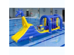 Gym Yoga Mats & Aqua Run Floating Water Inflatables Obstacle Course